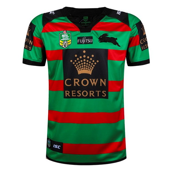 Tailandia Camiseta Rabbitohs 1ª Kit 2017 2018 Verde